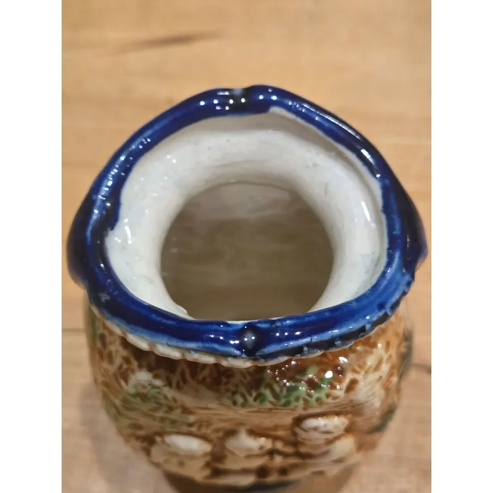Vintage Japanese Ceramic Pitcher Pair #53 Made in Japan Hand Painted